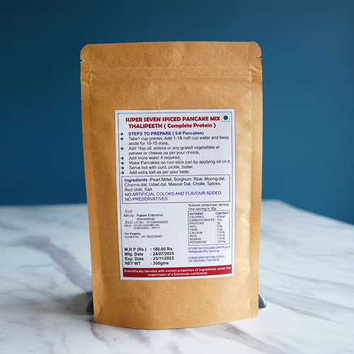 Super Seven Spiced Pancake Mix Thalipeeth (Complete Protein) - Image 2